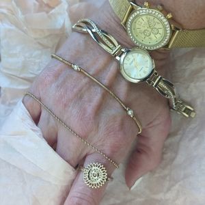 💥Gold watch bundle